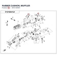 RUBBER CUSHION, MUFFLER product image