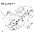 INLET PIPE, GULP VALVE product image