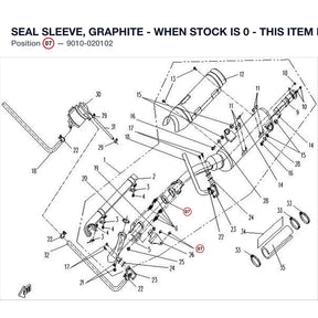 SEAL SLEEVE, GRAPHITE - WHEN STOCK IS 0 - THIS ITEM IS NO LONGER AVAILABLE product image