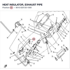 HEAT INSULATOR, EXHAUST PIPE product image