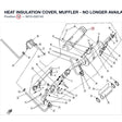 HEAT INSULATION COVER, MUFFLER - NO LONGER AVAILABLE product image