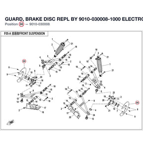GUARD, BRAKE DISC REPL BY 9010-030008-1000 product image