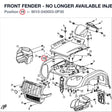 FRONT FENDER - NO LONGER AVAILABLE product image