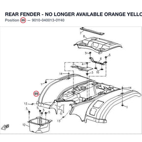 REAR FENDER - NO LONGER AVAILABLE product image