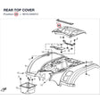 REAR TOP COVER product image