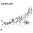REAR PANEL, ENGINE product image