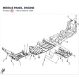 MIDDLE PANEL, ENGINE product image