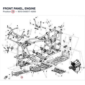 FRONT PANEL, ENGINE product image