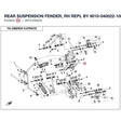 REAR SUSPENSION FENDER, RH REPL BY 9010-040022-10000 product image