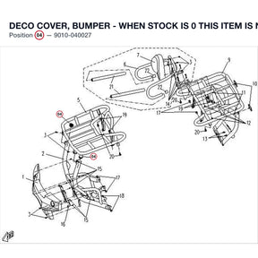 DECO COVER, BUMPER - WHEN STOCK IS 0 THIS ITEM IS NO LONGER AVAILABLE product image