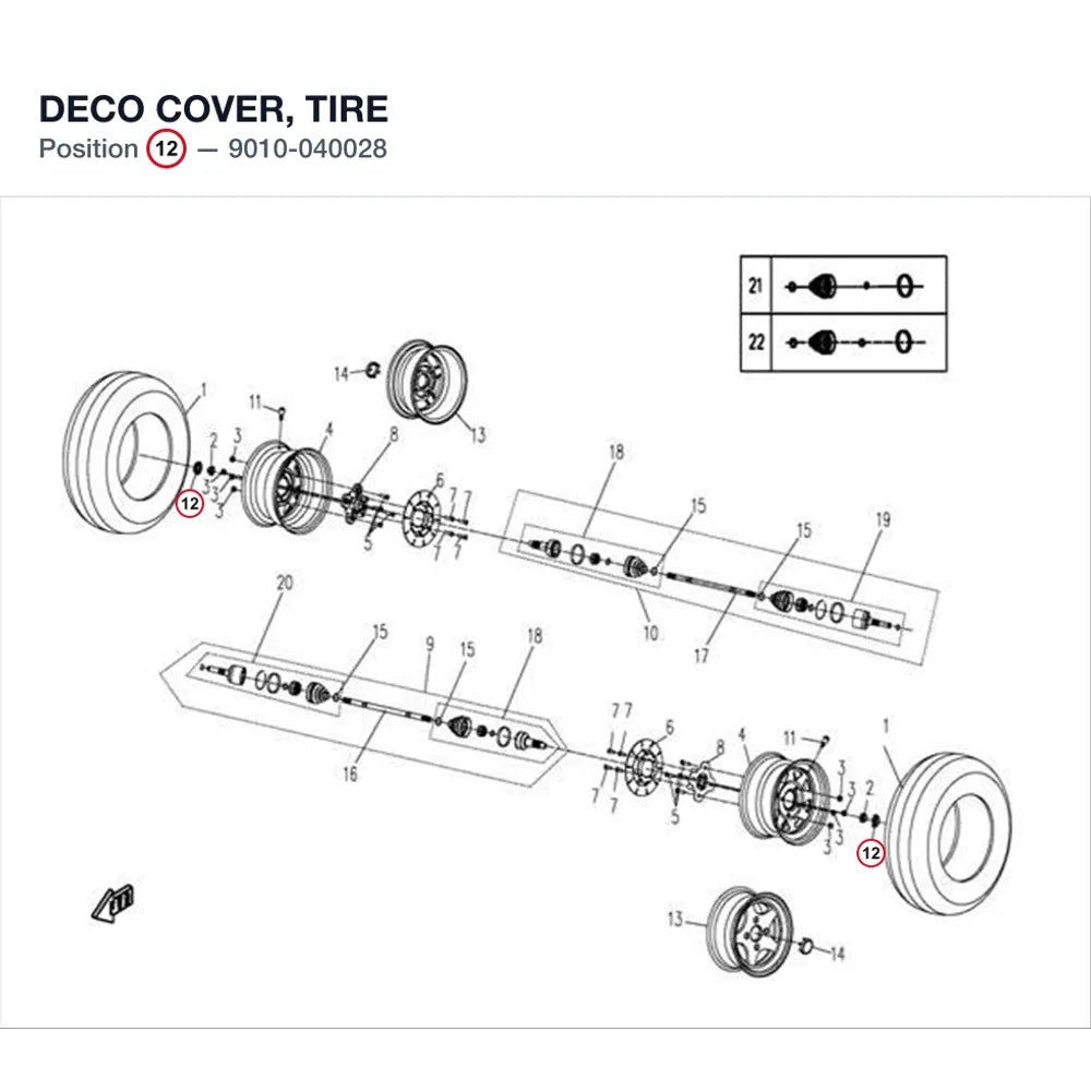 DECO COVER, TIRE product image