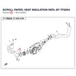 SCROLL PAPER, HEAT INSULATION REPL BY TFQ004 product image