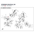 STEERING KNUCKLE, RH product image