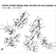 FRONT UPPER SWING ARM, RH REPL BY 9010-050200-10000 product image