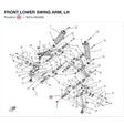 FRONT LOWER SWING ARM, LH product image