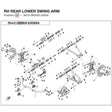 RH REAR LOWER SWING ARM product image