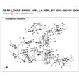 REAR LOWER SWING ARM, LH REPL BY 9010-060400-20000 product image