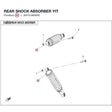 REAR SHOCK ABSORBER product image