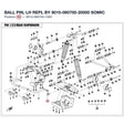 BALL PIN, LH REPL BY 9010-060700-20000 product image