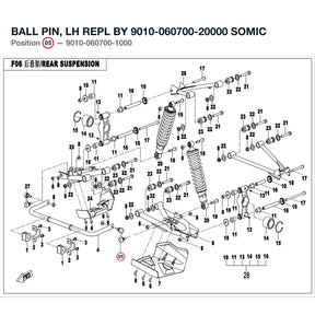 BALL PIN, LH REPL BY 9010-060700-20000 product image