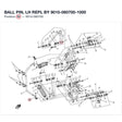 BALL PIN, LH REPL BY 9010-060700-1000 product image