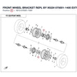 FRONT WHEEL BRACKET REPL BY 9GQV-070001-1400 product image