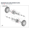 MOUNTING NUT, RIM product image