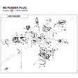 M8 RUBBER PLUG product image