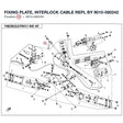 FIXING PLATE, INTERLOCK CABLE REPL BY 9010-080242 product image