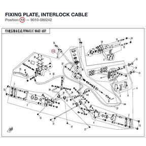 FIXING PLATE, INTERLOCK CABLE product image