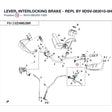 LEVER, INTERLOCKING BRAKE - REPL BY 9DSV-083010-6H00 product image