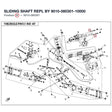 SLIDING SHAFT REPL BY 9010-080301-10000 product image