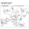 REAR BRAKE CALIPER product image
