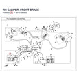 RH CALIPER, FRONT BRAKE product image