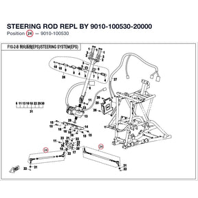 STEERING ROD REPL BY 9010-100530-20000 product image