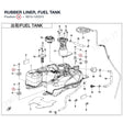RUBBER LINER, FUEL TANK product image