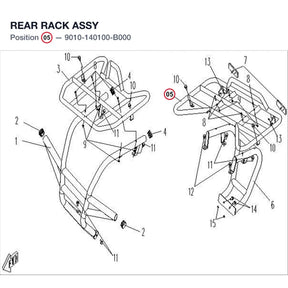 REAR RACK ASSY product image
