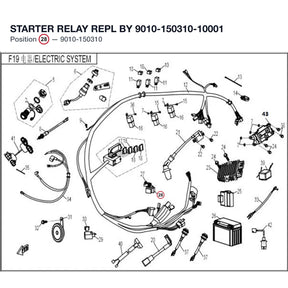 STARTER RELAY REPL BY 9010-150310-10001 product image