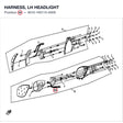 HARNESS, LH HEADLIGHT product image