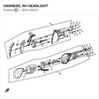 HARNESS, RH HEADLIGHT product image