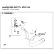 HANDLEBAR SWITCH ASSY, RH product image