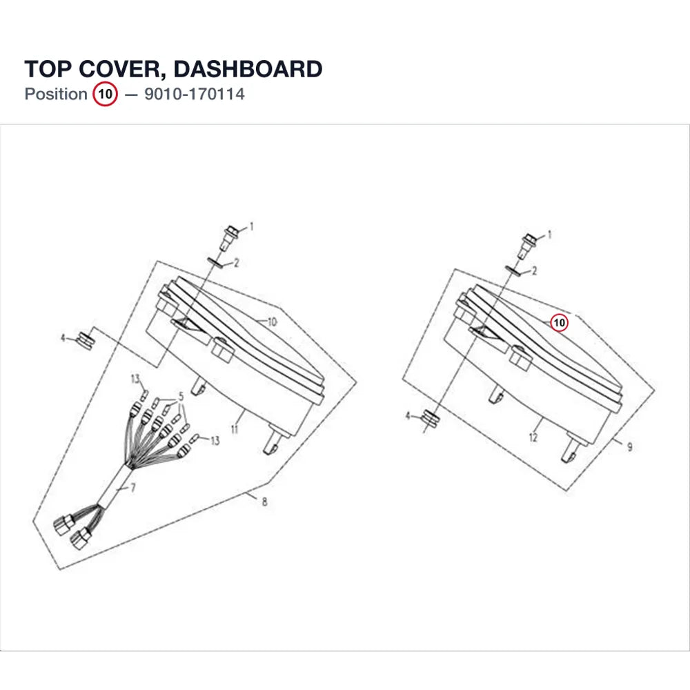 TOP COVER, DASHBOARD product image