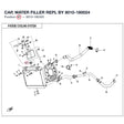CAP, WATER FILLER REPL BY 8010-180024 product image