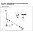 ROCKER, GEARSHIFT REPL BY 9010-320200-2000 product image
