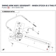 SWING ARM ASSY, GEARSHIFT - WHEN STOCK IS 0 THIS ITEM IS NO LONGER AVAILABLE product image