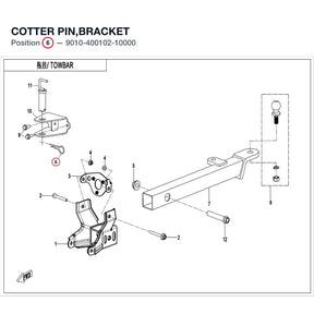 COTTER PIN,BRACKET product image