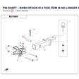 PIN SHAFT - WHEN STOCK IS 0 THIS ITEM IS NO LONGER AVAILABLE product image
