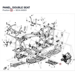 PANEL, DOUBLE SEAT product image