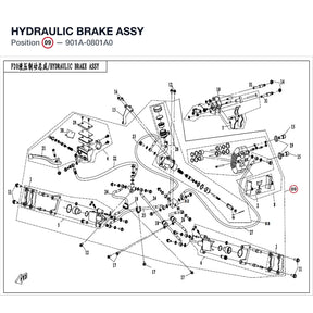 HYDRAULIC BRAKE ASSY product image