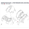 INSTRUCTION PLATE -2, TIRE PRESSURE AND LOAD product image